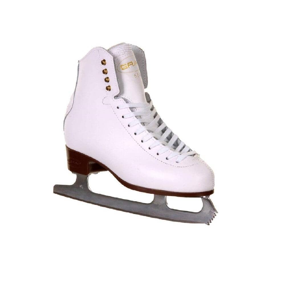 Graf 500 Figure Ice Skates - White - Figure Skates