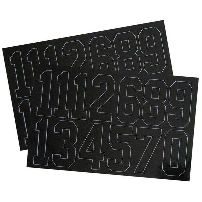 A&R Number Decals - Helmet Accessories