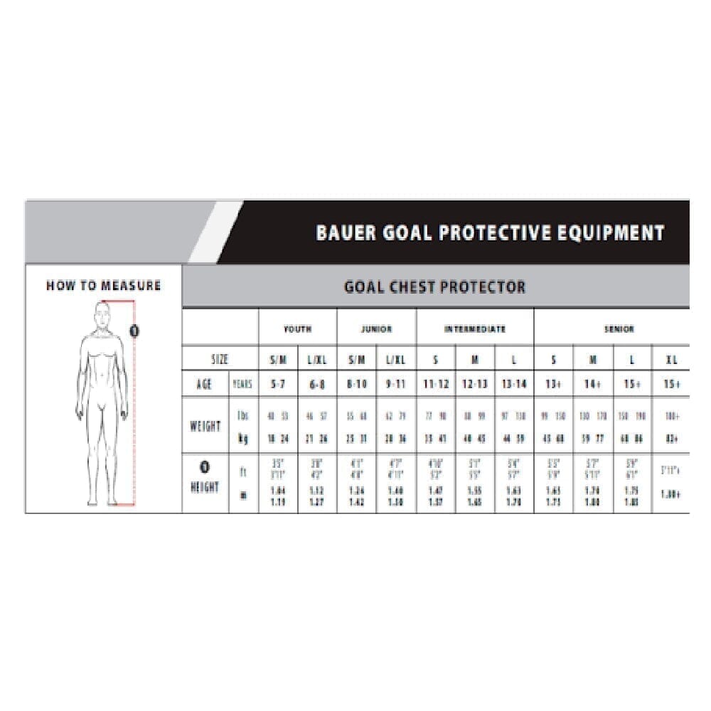 Bauer Custom Goalie Chest Protector - Custom Chest Protectors