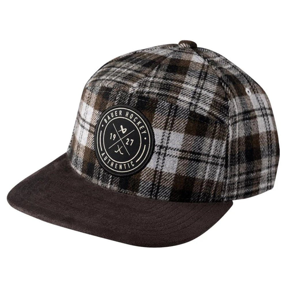 Bauer S25 Plaid Snapback Cap - Caps & Hats