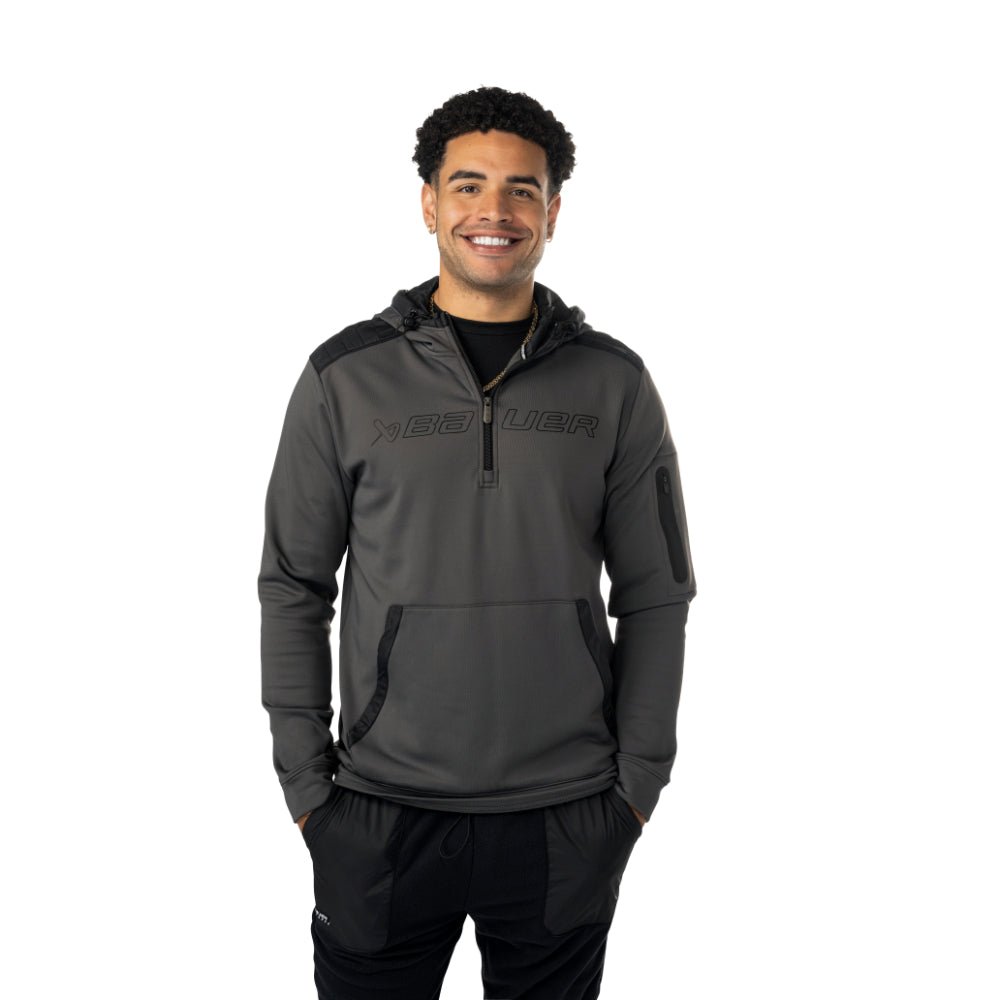 Bauer S25 Puffer 1/2 Zip Hoodie - Clothing