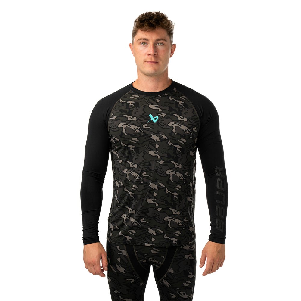 Bauer S26 Performance Printed Base Layer Top - Base Layers