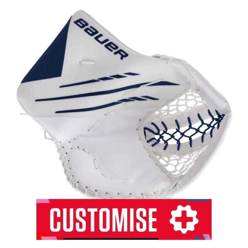 Bauer Vapor Hyperlite Custom Goalie Catcher - Custom Catchers & Blockers