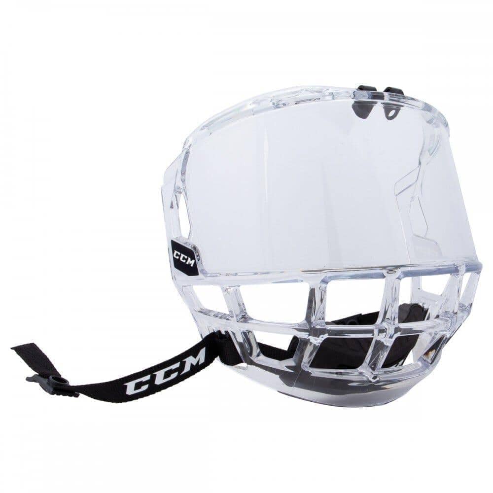 CCM FV1 Full Clear Face Visor Ice Hockey - Cages/ Visors