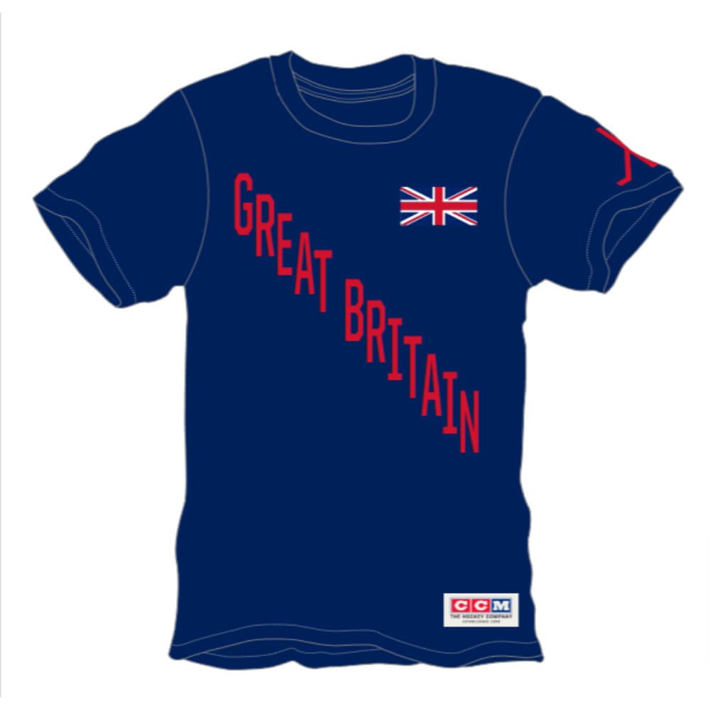 CCM Great Britain Diagonal Tee - Clothing