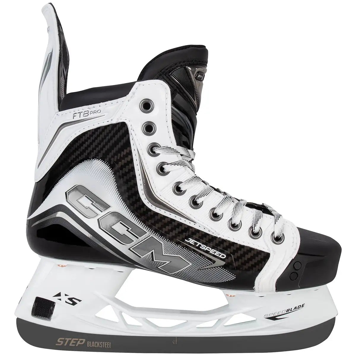 CCM Jetspeed FT8 Pro Ice Hockey Skates - White Edition - Skates