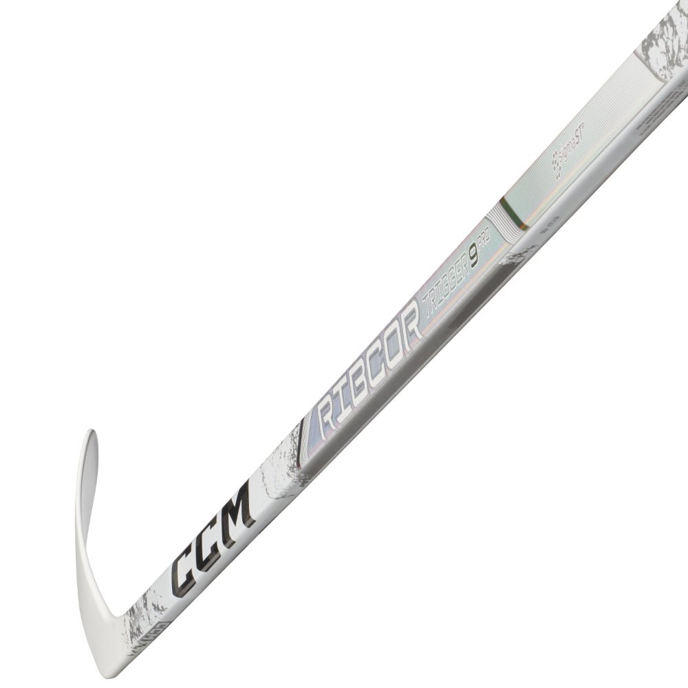 CCM Ribcor Trigger 9 Pro Composite Hockey Stick - White Edition - Sticks