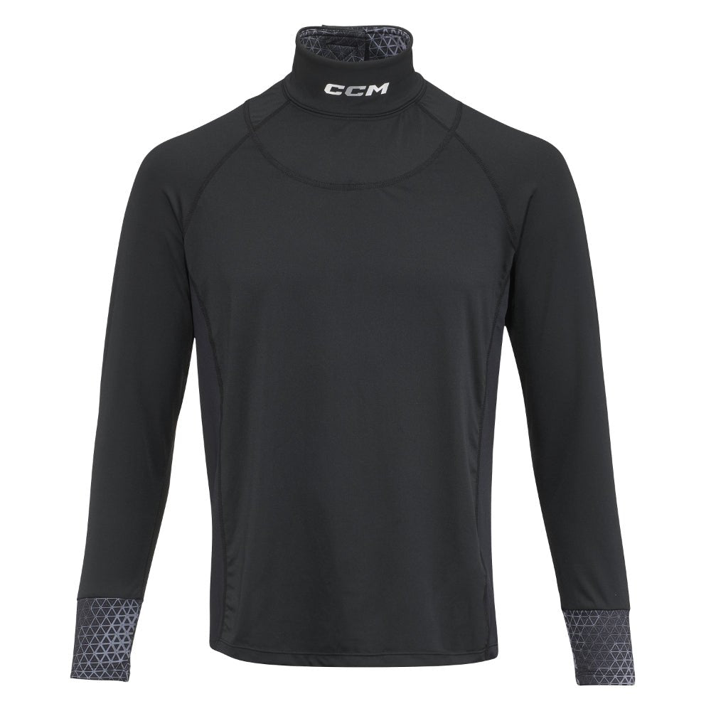 CCM S25 Long Sleeved Neck Guard Top - Base Layers