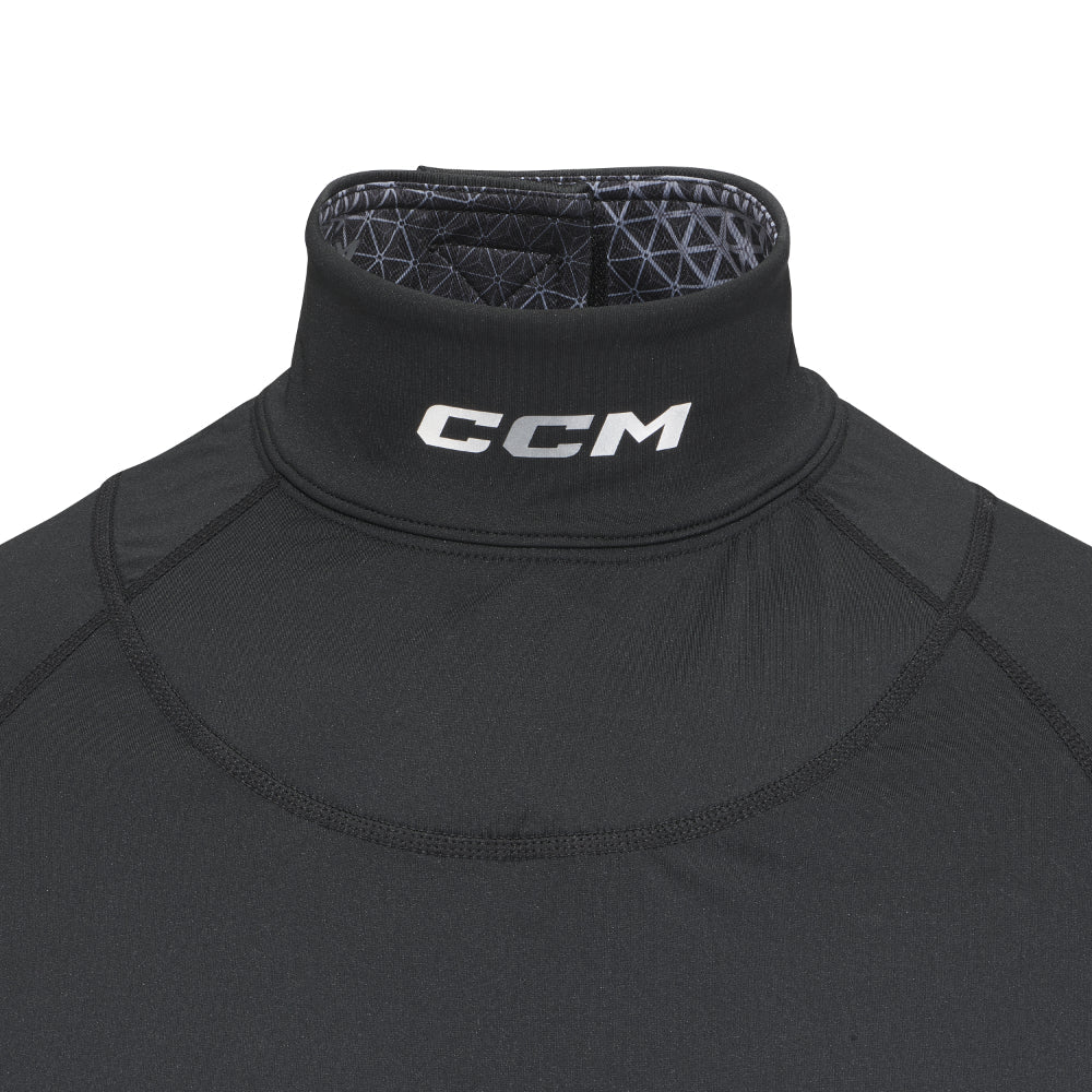 CCM S25 Long Sleeved Neck Guard Top - Base Layers