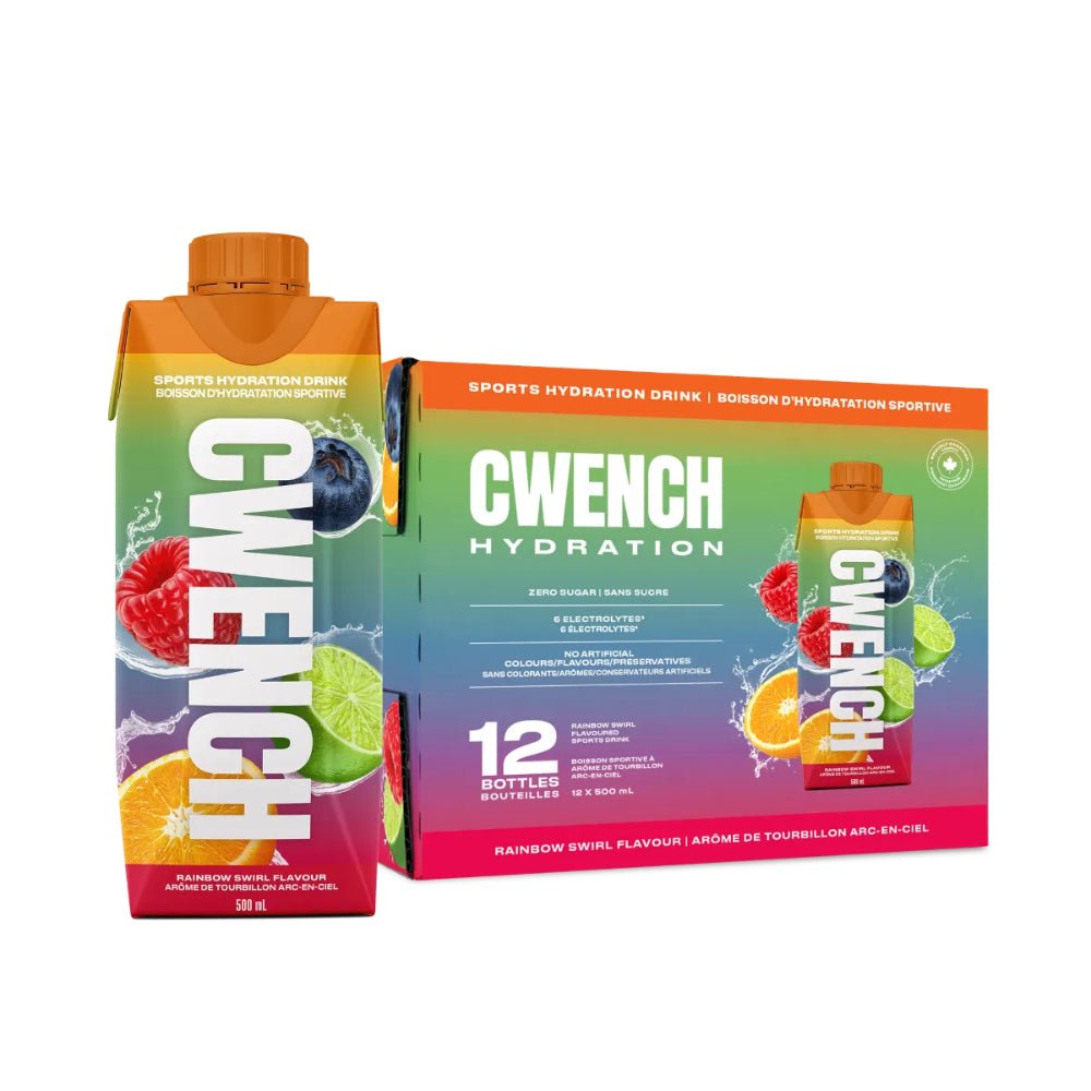CWENCH Ready to Drink Hydration Mix - 12 Pack - Sports Supplements
