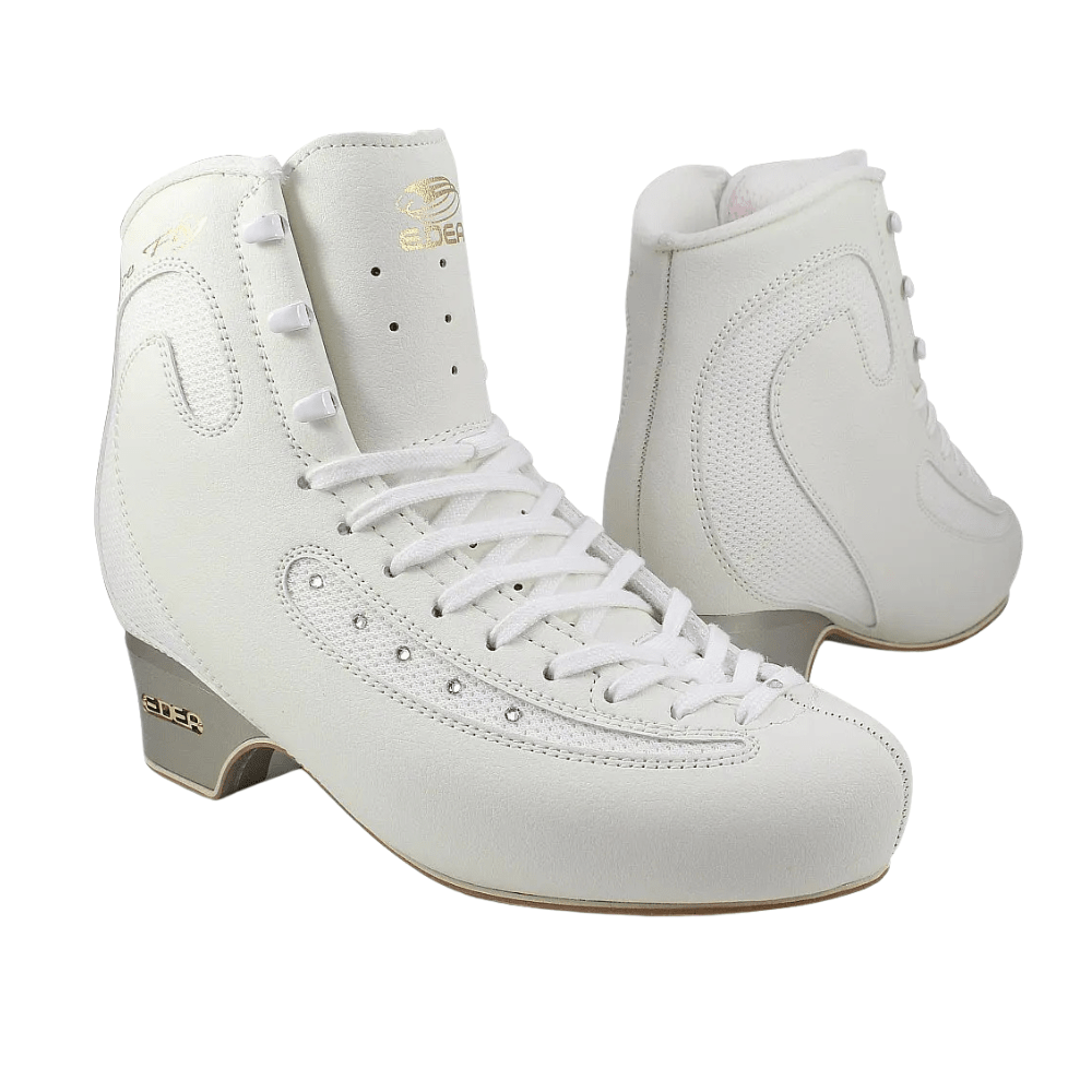 Edea Ice Fly Figure Boots Only - White - Figure Boots