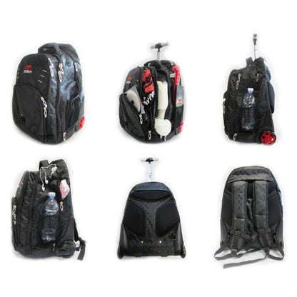 Edea Jacquard Trolley Backpack - Figure Bags