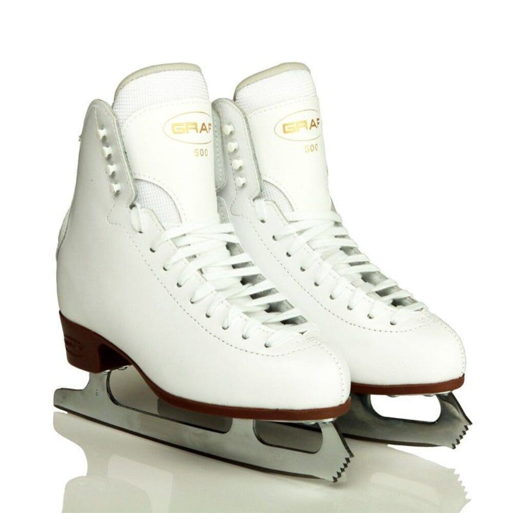 Graf 500 Figure Ice Skates White