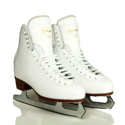 Graf 500 Figure Ice Skates - White - Figure Skates