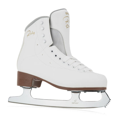 Graf Ruby Star Figure Skates - White - Figure Skates