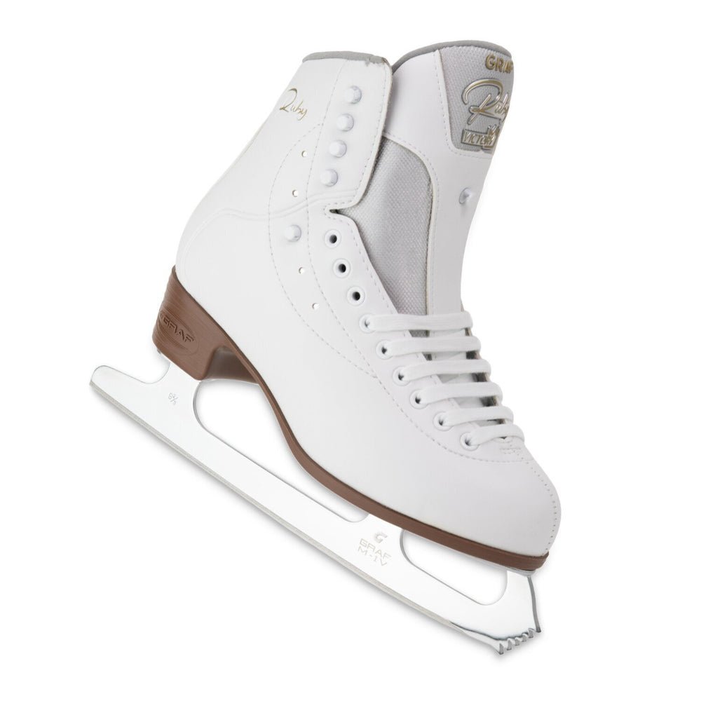 Graf Ruby Victory Figure Skates - White - Figure Skates