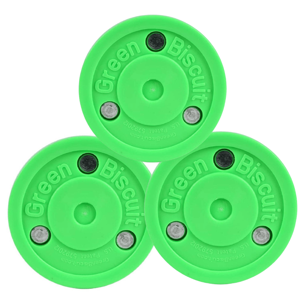 Green Biscuit Sauce Off - Ice Puck - Pucks & Balls