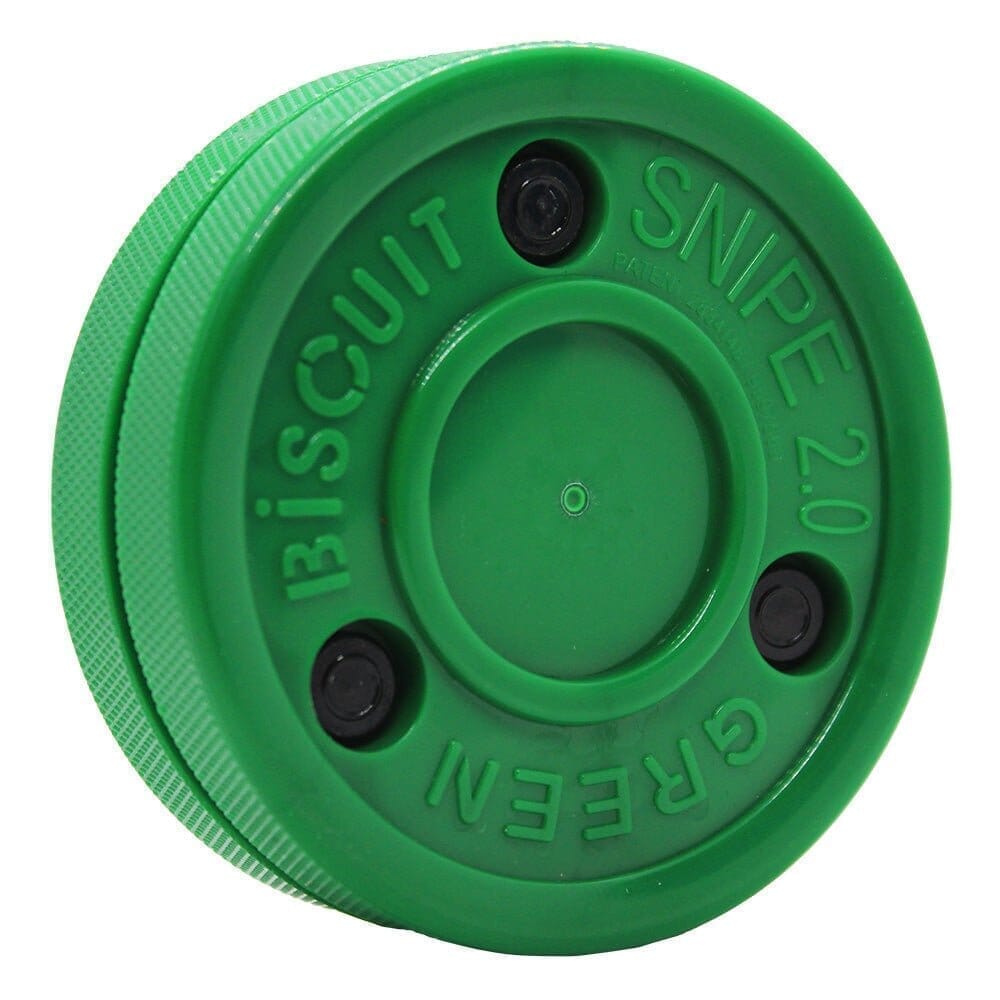 Green Biscuit Snipe Puck - Pucks & Balls