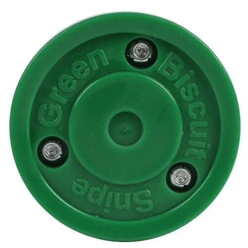 Green Biscuit Snipe Puck - Pucks & Balls
