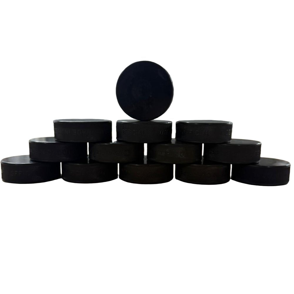 Ice Hockey Puck Black 6oz - Pucks & Balls
