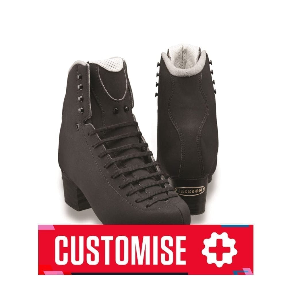 Jackson Rapid Custom Figure Boot Only - Black - Custom Figure Skates