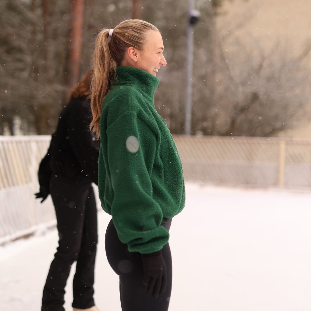 JIV Patch Figure Skating Club Teddy Pullover - Figure Hoodies