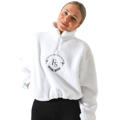 JIV Patch Figure Skating Club Teddy Pullover - Figure Hoodies