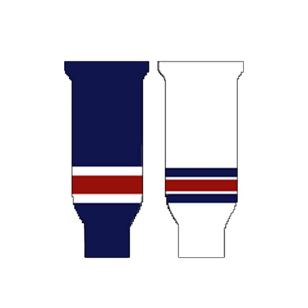 Knitted Ice Hockey Socks - New York Rangers - Socks