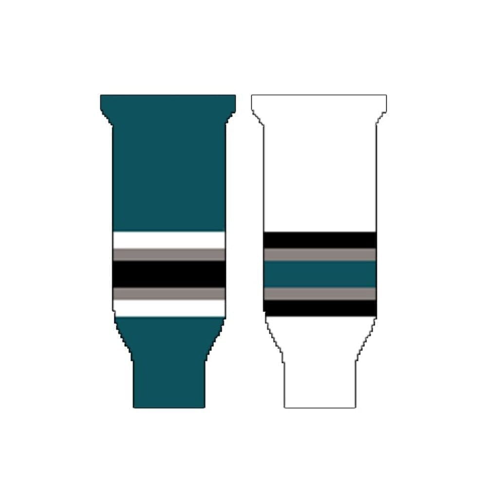 Knitted Ice Hockey Socks - San Jose Sharks - Socks