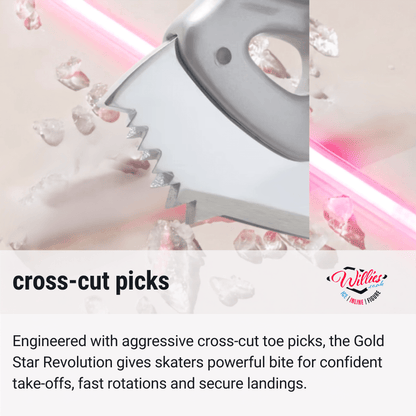 MK Gold Star Revolution Figure Skating Blades - Figure Blades