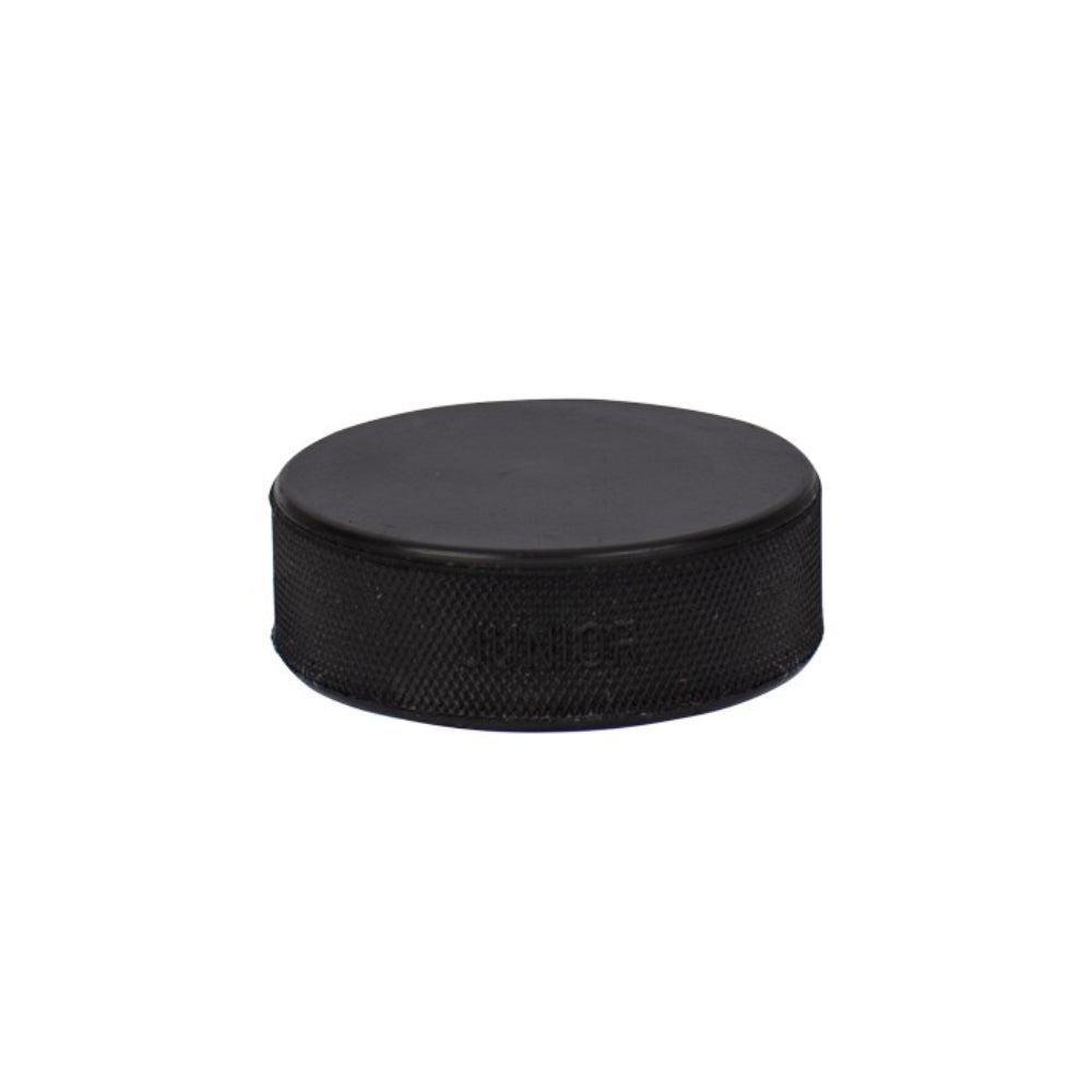 Rubena Junior Black Ice Hockey Puck - Pucks & Balls