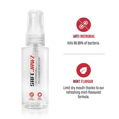 SafeJawz Disinfectant Cleaner Spray - Mouth Guards