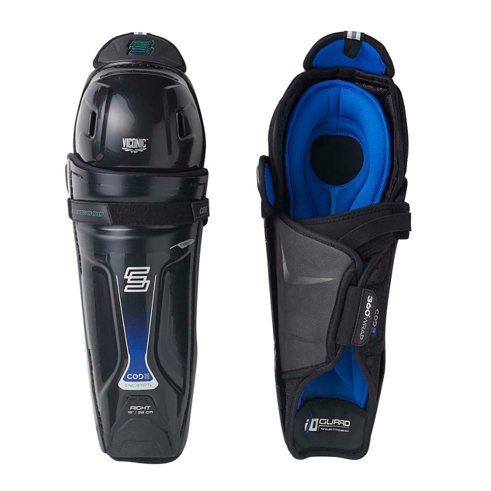 Sher - Wood Code Encrypt 2 Shin Guards - Shin Guards
