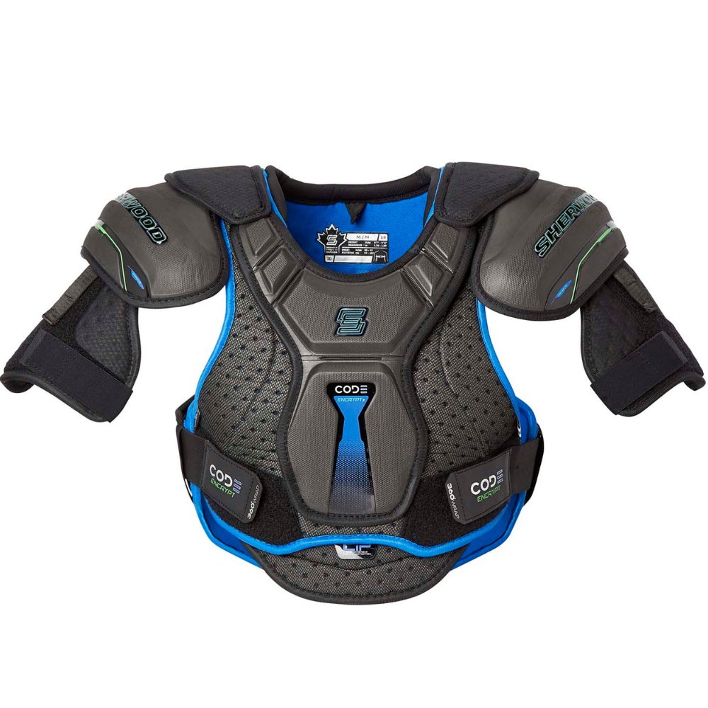 Sher - Wood Code Encrypt 2 Shoulder Pads - Shoulder Pads