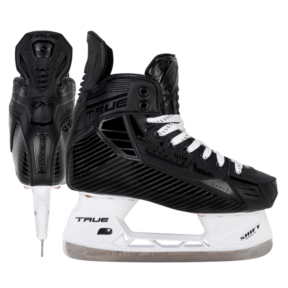 TRUE Catalyst 5X4 Ice Hockey Skates - Blackout Edition