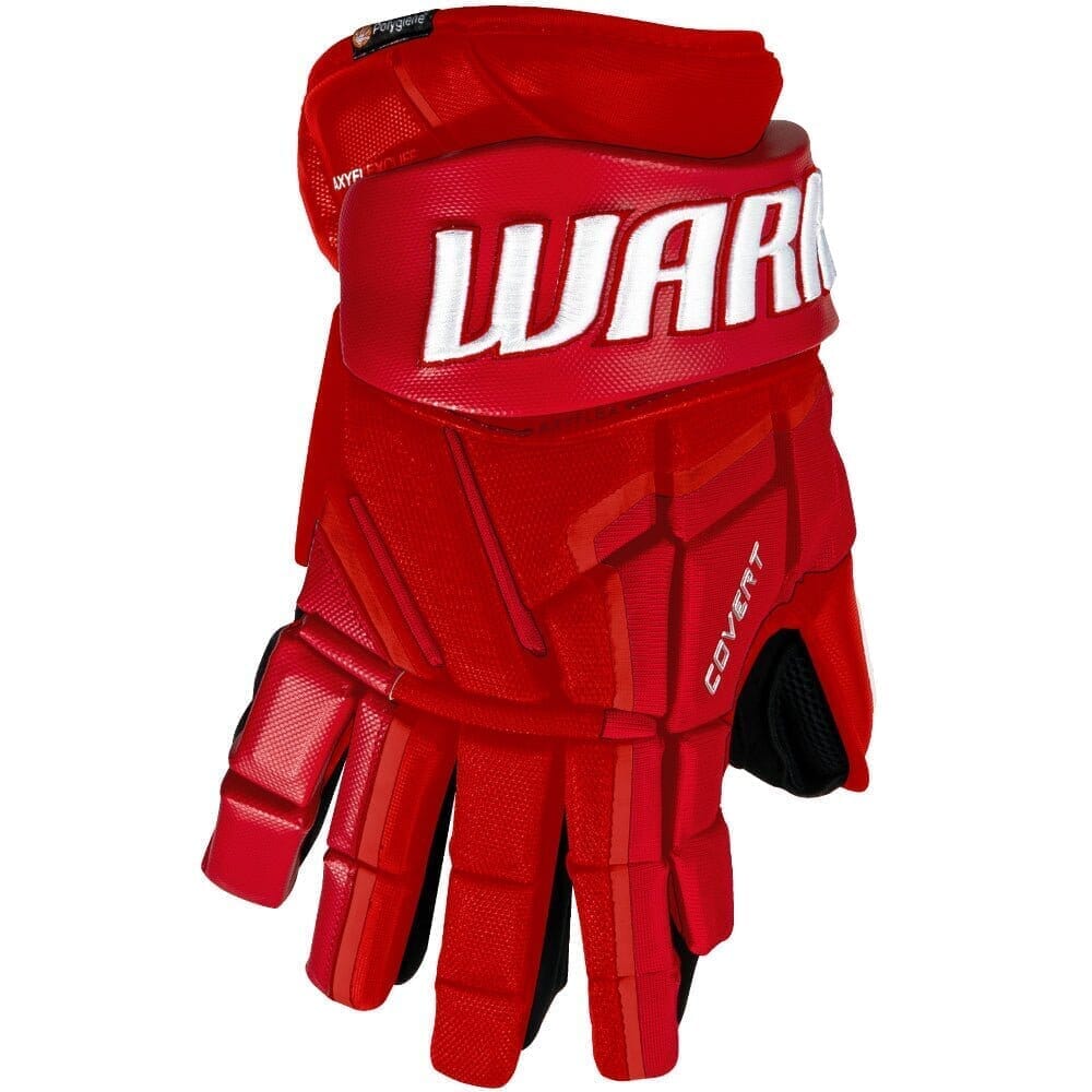Warrior Covert QR5 Pro Hockey Gloves Gloves Junior 11" Red